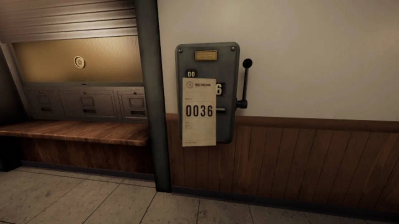 The wage machine and a printed slip